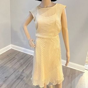 Vintage Silk Midi Dress